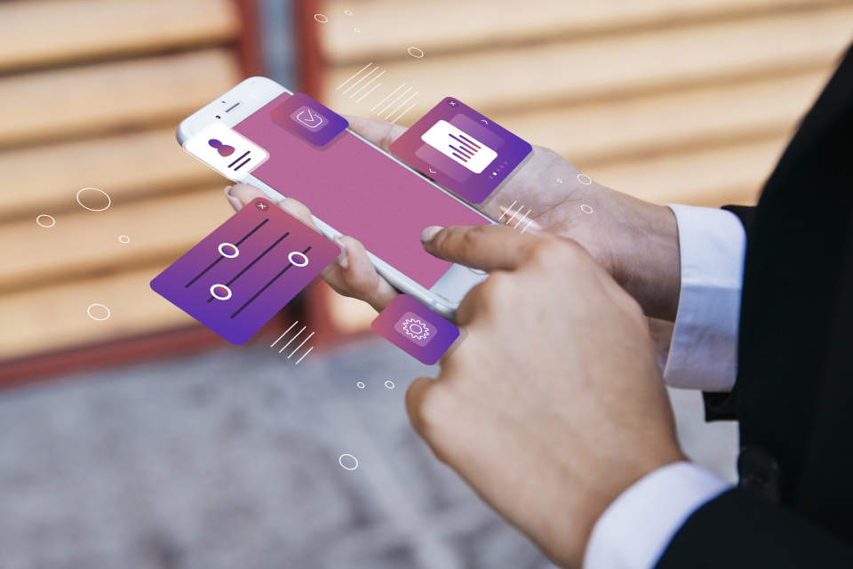 Carte de visite connect&eacute;e NFC